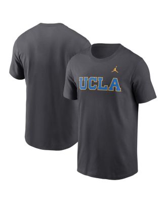 Jordan - Men's Anthracite UCLA Bruins Primetime Wordmark T-Shirt