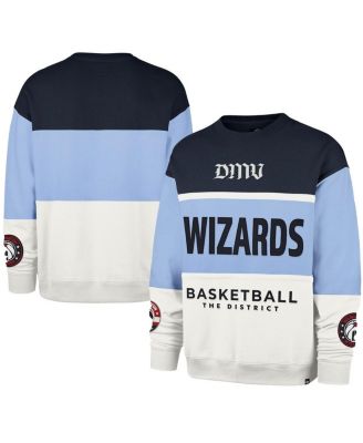 '47 Brand - Men's and Women's Light Blue Washington Wizards 2024/25 City Edition On Five Maximalist Pullover Sweatshirt