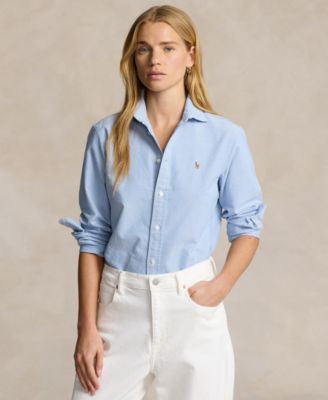 Polo Ralph Lauren - Women's Slim-Fit Striped Oxford Shirt