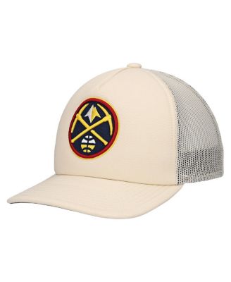 Mitchell & Ness - Men's Cream Denver Nuggets Trucker Adjustable Hat