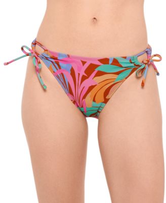 Salt + Cove - Juniors' Printed Side-Tie Bikini Bottoms, Exclusively at Macy's