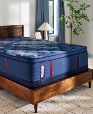 Sealy - Posturepedic Elite Albany II 15" Soft Euro Pillow Top Mattress Set - Queen