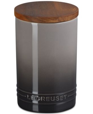 Le Creuset - Stoneware Signature Canister with Wood Lid, 26-Oz.
