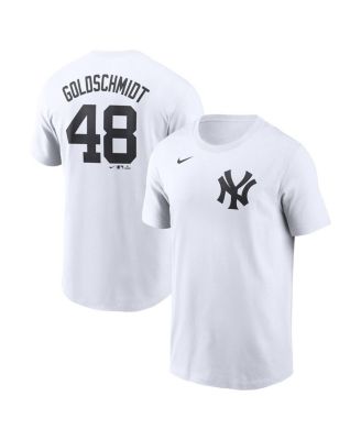 Nike - Men's Paul Goldschmidt White New York Yankees Fuse Name Number T-Shirt