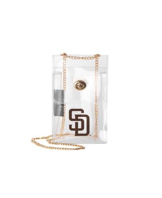 Logo Brands - San Diego Padres Clear Essential Crossbody Purse