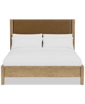 Furniture - Davie Queen Leather Bed
