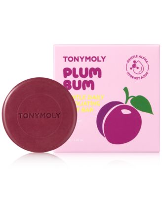 TONYMOLY - Plum Bum Gentle Daily Exfoliating Body Bar, 100 g