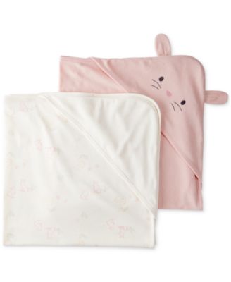 Carter's - Baby Girls 2-Pk. Hooded Terry Towels