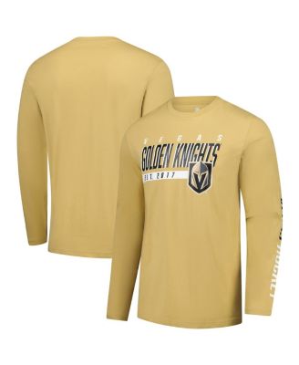 Fanatics - Men's Gold Vegas Golden Knights Long Sleeve T-Shirt