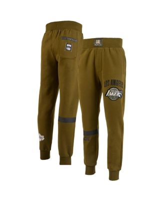 Two Hype - Men's Nba x Olive Los Angeles Lakers Culture Hoops Collection Premium Jogger Pants