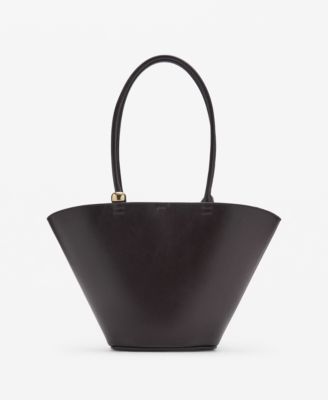 MANGO - Women's Metallic Detail Shopper Bag
