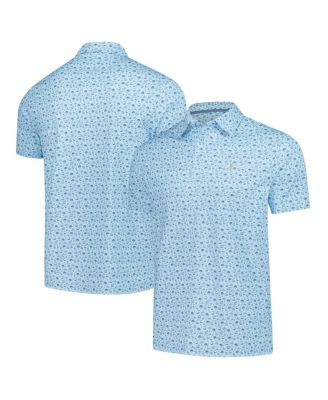 Barstool Golf - Men's Light Blue THE PLAYERS Florida Printed Polo Shirt