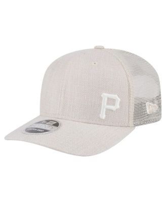 New Era - Men's Light Beige Pittsburgh Pirates Flawless 9SEVENTY Stretch-Snap Hat