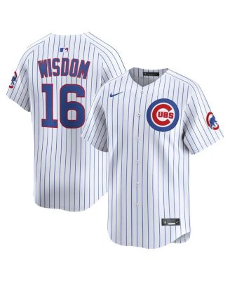 Nike - Men's Patrick Wisdom White Chicago Cubs Alternate Limited Player Jersey