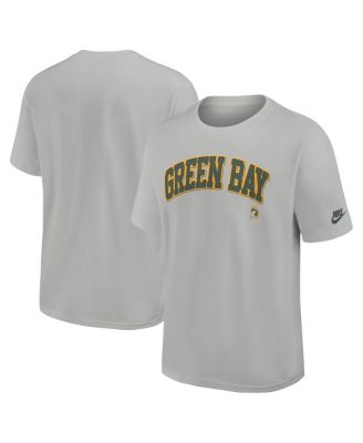 Nike - Men's Silver Green Bay Packers Rewind Max90 Statement T-Shirt