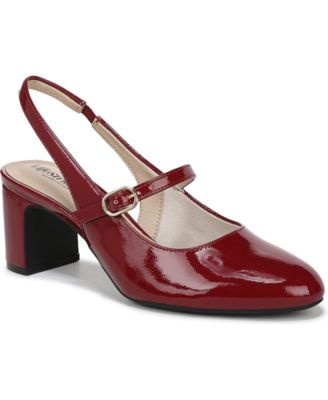 LifeStride - Women's Trust Block Heel Mary Jane Slingback Pumps