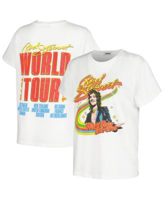 Daydreamer - Women's White Rod Stewart 1978/79 World Tour Graphic T-Shirt