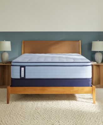 Sealy - Posturepedic Seafield 14" Medium Euro Pillowtop Mattress Set - Twin XL