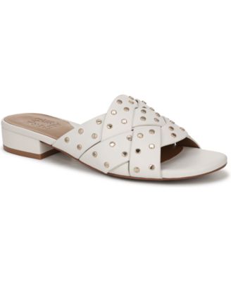 Naturalizer - Women's Morena Studded Block Heel Slide Sandals