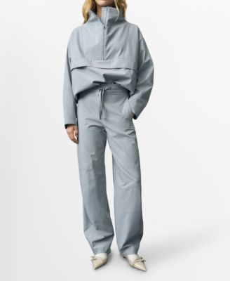 MANGO - Women's Drawstring Jogger Trousers