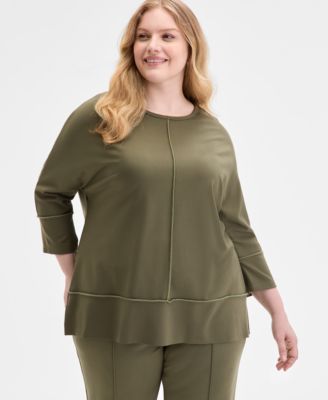 Jones New York - Plus Size Serenity Dolman-Sleeve Tunic