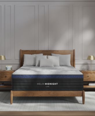 Brooklyn Bedding - Helix Midnight Luxe 13.5" Medium Firm Euro Pillow Top Mattress - Twin