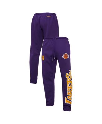 Mitchell & Ness - Men's Purple Los Angeles Lakers Hardwood Classics Team Origins Pants