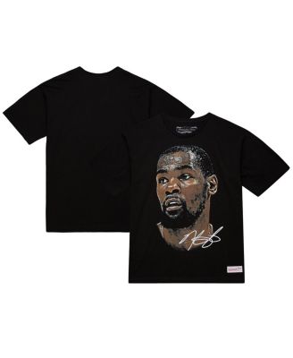Mitchell & Ness - Men's and Women's Kevin Durant Black NBA Real Big Face Player T-Shirt