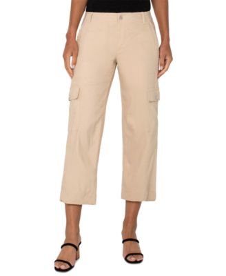 Liverpool Los Angeles - Women's Utility Cropped Cargo Pants