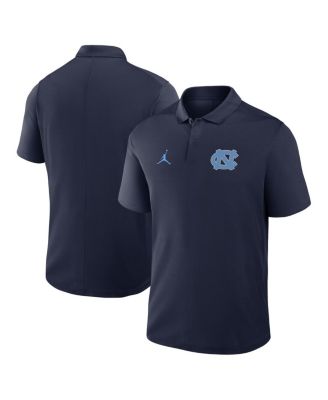 Jordan - Men's Navy North Carolina Tar Heels Primetime Victory Primary Logo Performance Polo Shirt