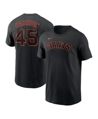 Nike - Men's Kyle Harrison Black San Francisco Giants Fuse Name Number T-Shirt