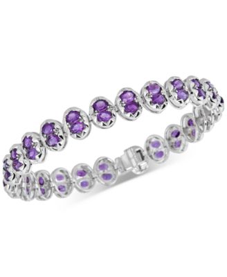 Macy's - Amethyst Flex Bracelet (11-1/2 ct. t.w.) in Sterling Silver