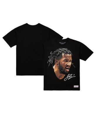 Mitchell & Ness - Men's and Women's Men's Jalen Brunson Black NBA Real Big Face Player T-Shirt
