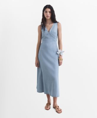 MANGO - Women's Lyocell Midi Dress