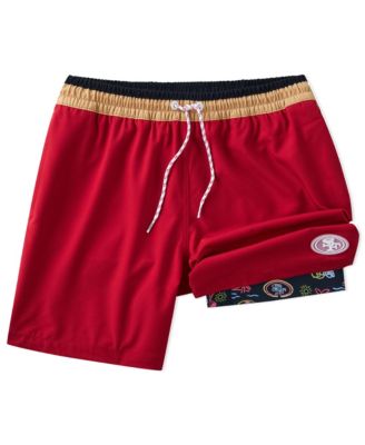 Chubbies - Men's 5.5" Red San Francisco 49ers Lined Classic Swim Trunks
