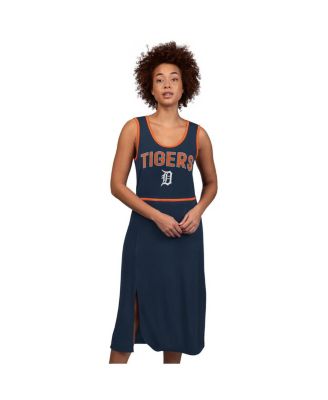 G-III 4Her by Carl Banks - Women's Navy Detroit Tigers Center Field Maxi Dress
