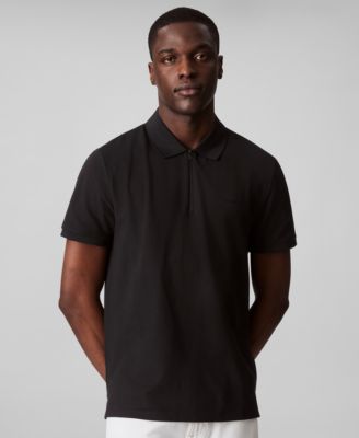 Calvin Klein - Men's Athletic Tech Zip Polo Shirt