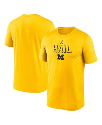 Jordan - Men's Maize Michigan Wolverines 2025 Sideline Legend Performance T-Shirt