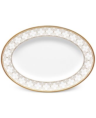 Noritake - Trefolio Gold Dinnerware Collection Oval Platter
