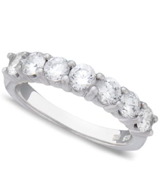 Macy's - Seven Diamond Band in 14k Gold or White Gold (1 ct. t.w.)
