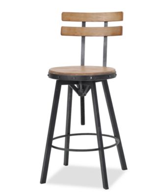 Noble House - Eddan Swivel Bar Stool, Quick Ship