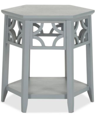 Safavieh - Connor Hexagon End Table, Quick Ship