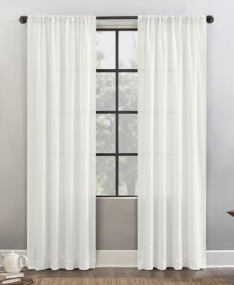 Clean Window - Waffle Texture 52" x 84" Anti-Dust Curtain Panel