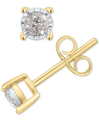 Macy's - Men's Diamond Stud Earrings (1/5 ct. t.w.)