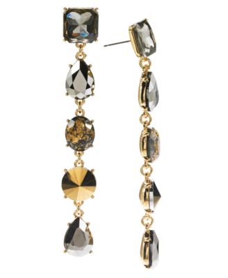 I.N.C. International Concepts - Mixed Stone Linear Drop Earrings