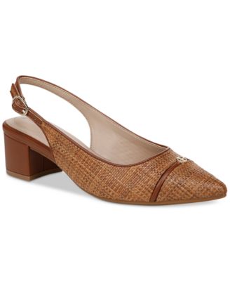 Giani Bernini - Blaaise Pointed-Toe Memory Foam Slingback Pumps