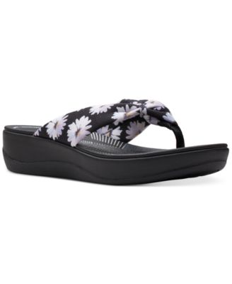 Clarks - Women's Arla Glison Slip-On Platform Wedge Sandals