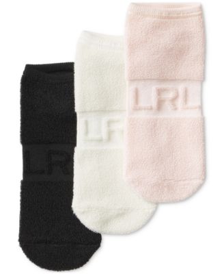 Lauren Ralph Lauren - Women's 3-Pk. Reverse Terry Low-Cut Socks