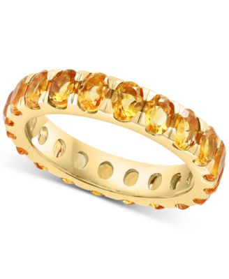 EFFY Collection - Citrine Oval Eternity Band (3-1/4 ct. t.w) in 14k Gold