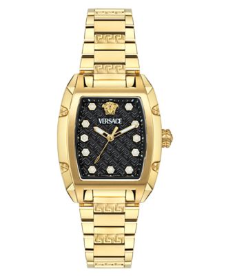 Versace - Women's Swiss Gold Ion-Plated Stainless Steel Bracelet Watch 45x36mm